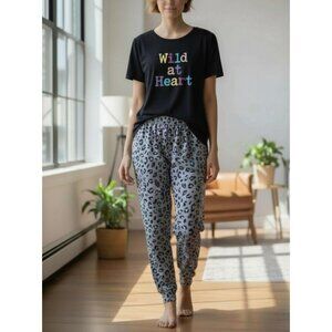 Secret Treasures Womens Pajama Set Wild At Heart S 4-6